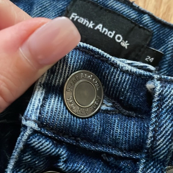 FRANK AND OAK || Stevie Tapered Denim Size 24 - Picture 5 of 11